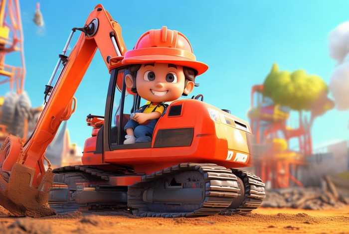 铲车小孩的视频而且是动画片（少儿铲车动画视频）