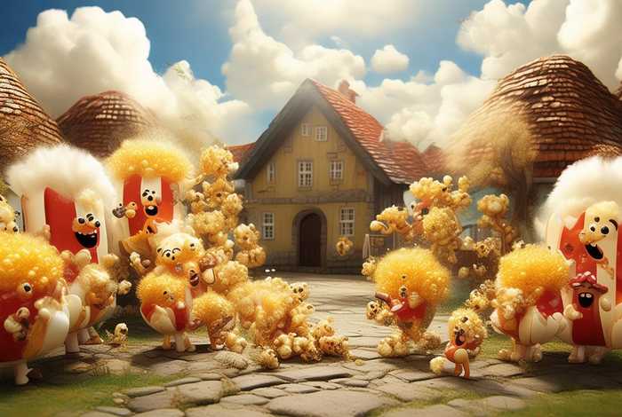 爆米花爆爆村庄故事、爆米花的故事视频