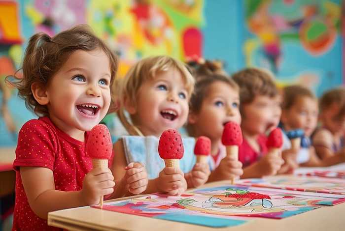 草莓冰棒幼儿园中班故事、幼儿园中班草莓冰棒故事绘本 草莓冰棒幼儿园中班故事、幼儿园中班草莓冰棒故事绘本