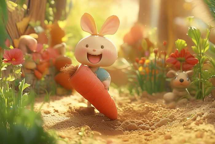 贝瓦故事睡前故事拔萝卜；贝瓦故事3-6岁儿童睡前故事