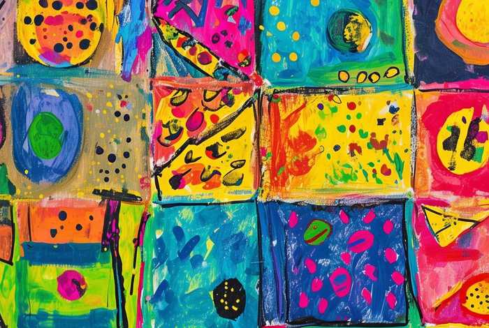 点线面儿童画带颜色;点线面儿童画课程教案 点线面儿童画带颜色;点线面儿童画课程教案