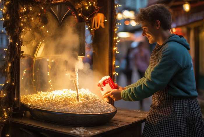 爆米花小故事，关于爆米花小吃的小故事