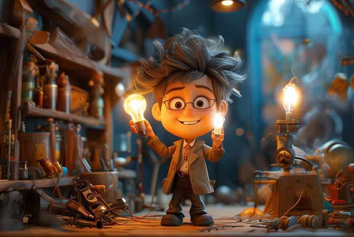 爱迪生童话故事动画 爱迪生的故事视频动画