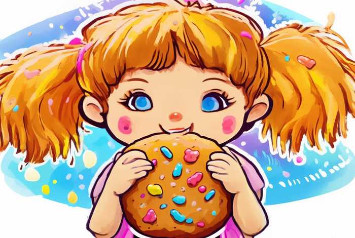 饼干儿童简笔画 - 饼干简笔画 儿童