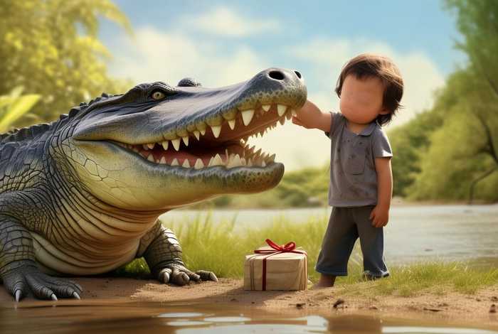 鳄鱼报恩儿童故事、鳄鱼报恩的感人故事