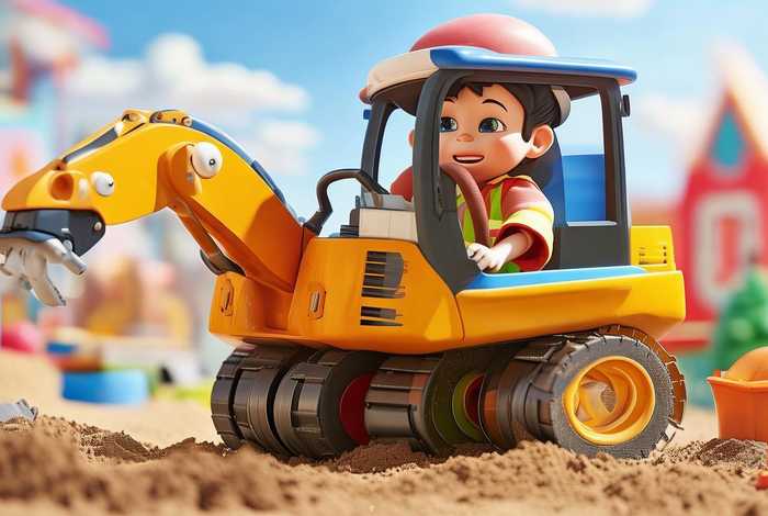 铲土机儿童故事 铲土机的故事全集