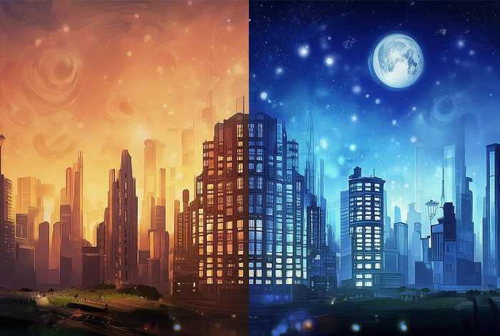 白天黑夜绘本故事 - 白天黑夜绘本故事图片