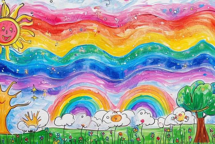 表示心情的儿童画