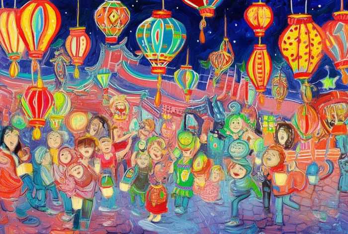 灯笼 儿童（灯笼 儿童绘画）