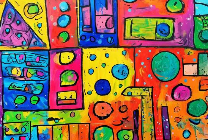 点线面儿童画带颜色;点线面儿童画课程教案 点线面儿童画带颜色;点线面儿童画课程教案