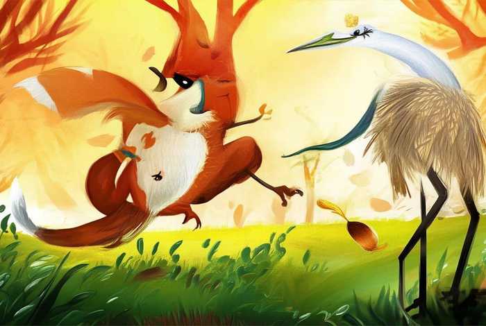 贝乐虎儿童故事狐狸与仙鹤 贝乐虎故事狐狸和仙鹤
