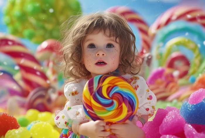 棒棒糖小女孩的故事 - 棒棒糖包装上的小女孩的故事
