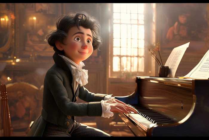 贝多芬儿童故事动画；贝多芬故事动画片