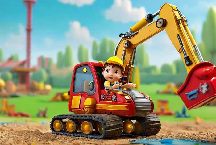 铲土机儿童故事 铲土机的故事全集