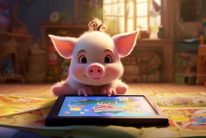 电子版故事书 - 小猪唏哩呼噜电子版故事书