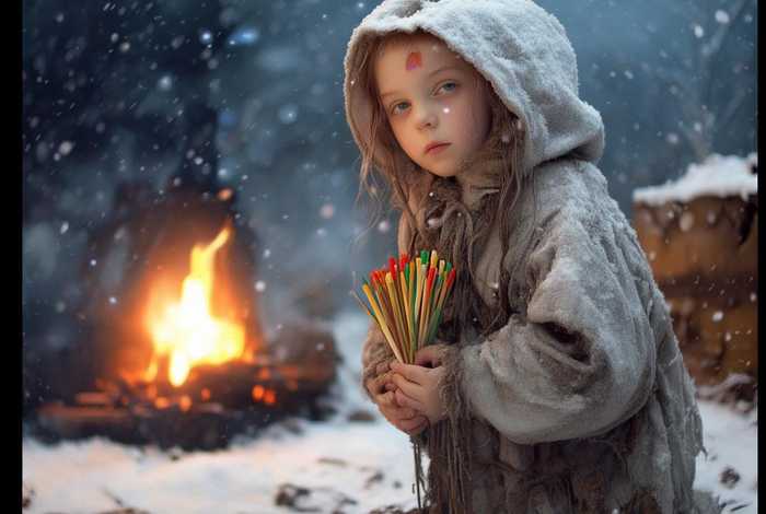 阿布故事卖火柴的小女孩、卖火柴的小女孩阿布故事