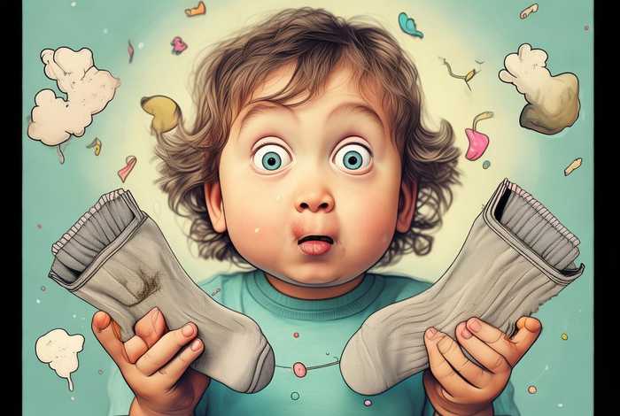 臭袜子小孩、小孩臭袜子图片