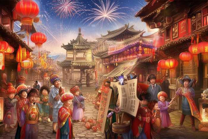 春节的由来和传说故事 - 春节的由来和传说故事英语