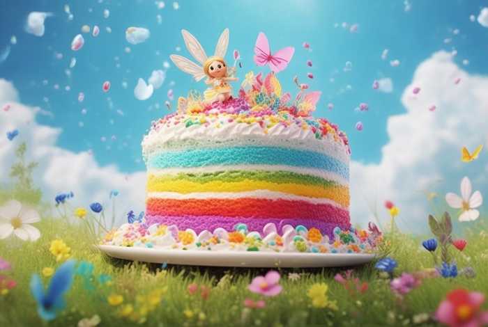 蛋糕 故事 - 彩虹蛋糕故事