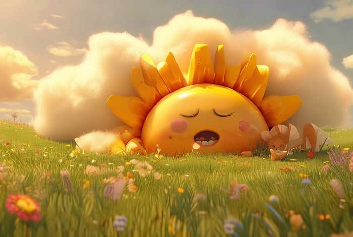 爱睡觉的太阳宝宝故事 - 爱睡觉的太阳宝宝故事视频