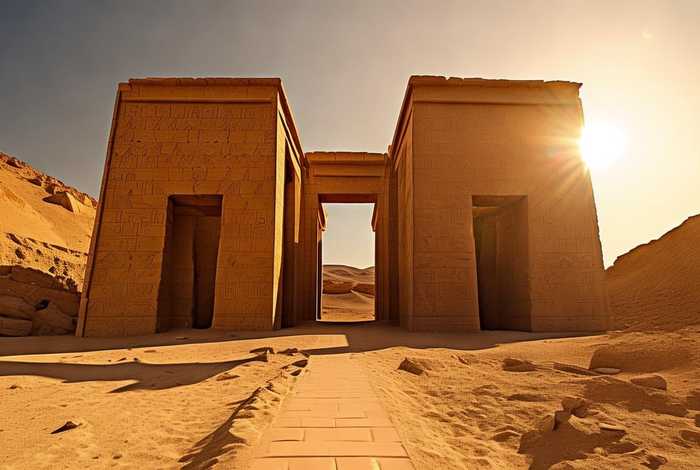 阿布辛拜勒神庙的故事 阿布辛拜勒神庙的隧道朝向 阿布辛拜勒神庙的故事 阿布辛拜勒神庙的隧道朝向