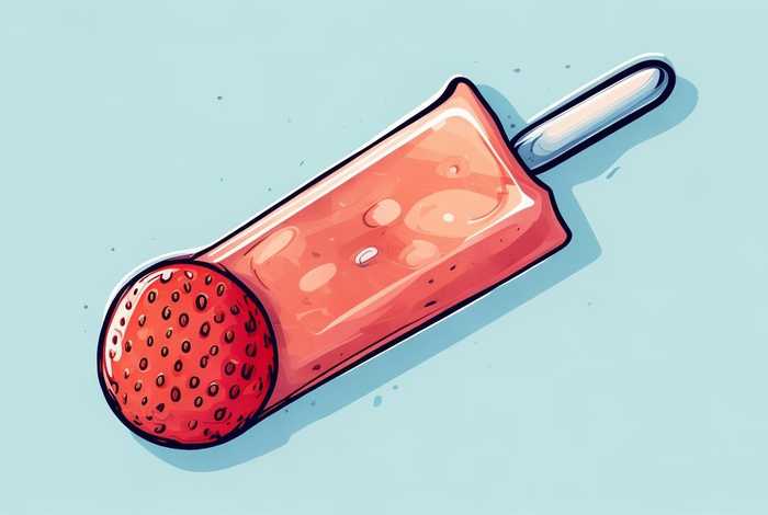 草莓冰棒简笔画 草莓冰棒简笔画怎么画