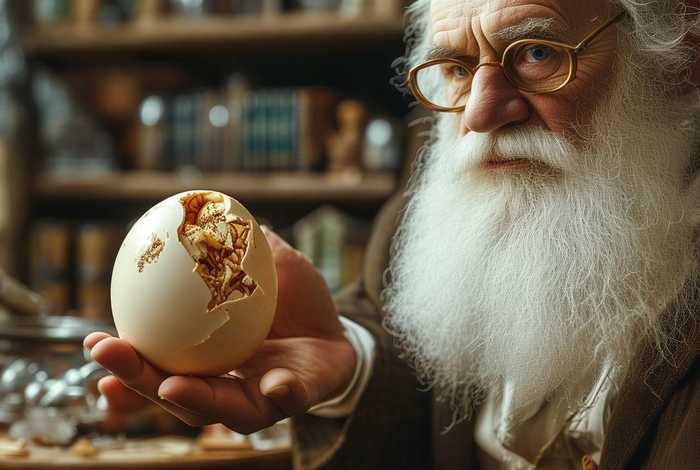 达尔文画鸡蛋的故事 - 达尔文画鸡蛋的故事内容