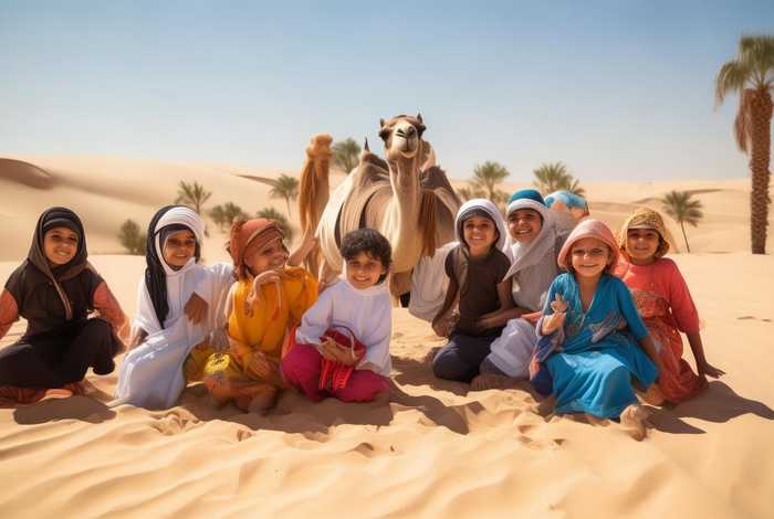 阿联酋小朋友；阿联酋小朋友图片大全