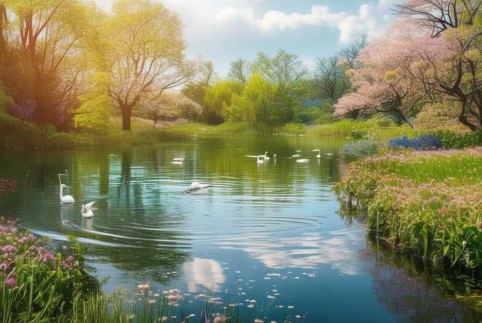 春天的池塘怎么写 - 春天的池塘怎么写作文