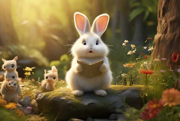 聪明的小白兔 讲故事 聪明的小白兔 讲故事教案