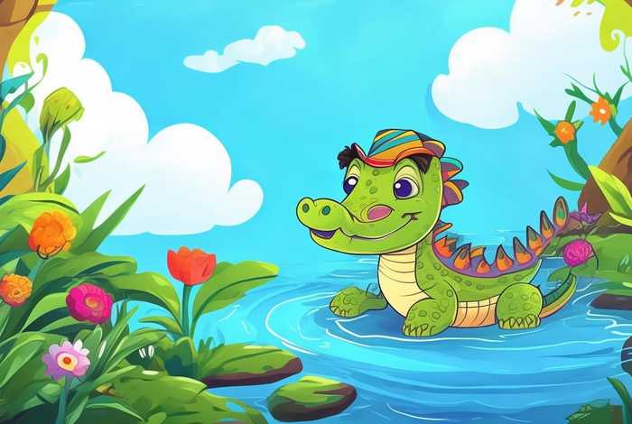 鳄鱼儿童故事书，幼儿故事鳄鱼