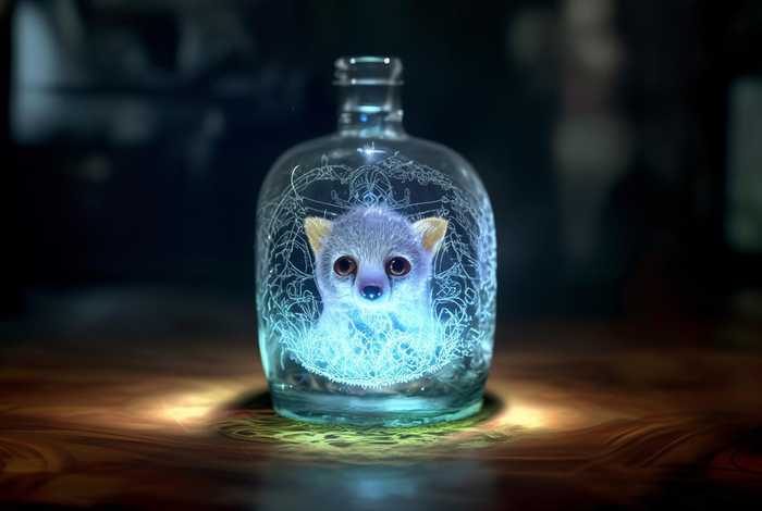 玻璃瓶中的妖怪故事 玻璃瓶中的妖怪故事梗概