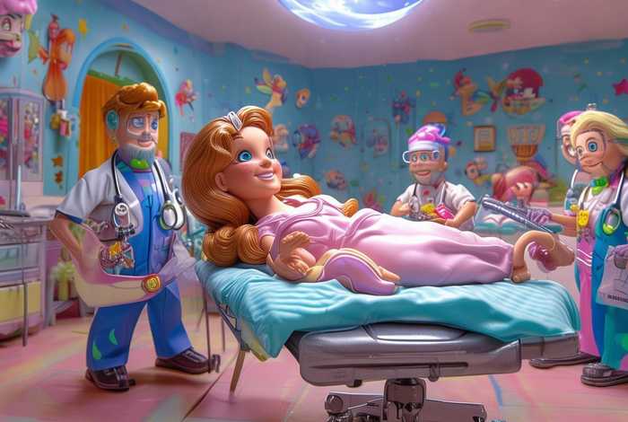 芭比做手术儿童故事 芭比公主娃娃的故事