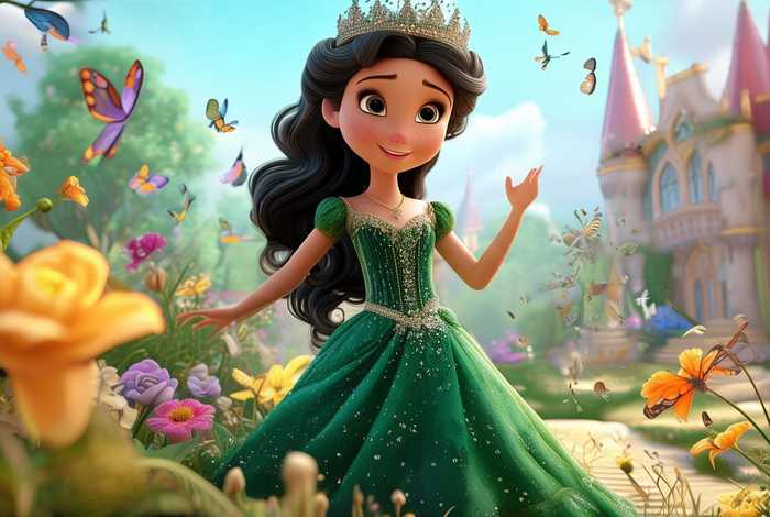 爱臭美的公主故事，爱臭美的小公主故事