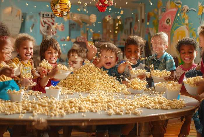 爆米花儿童游戏，爆米花儿童游戏怎么玩