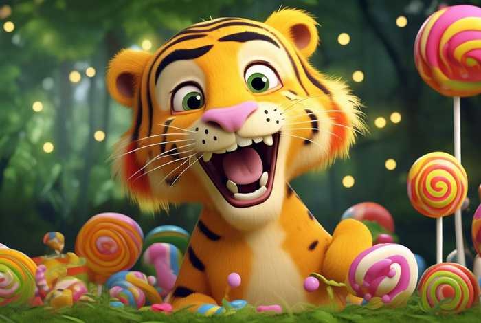爱吃糖的老虎绘本故事内容，爱吃糖的老虎绘本故事内容简介