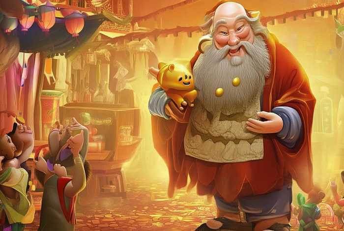 财神爷儿童故事（财神爷的故事三分钟）