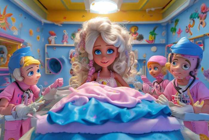芭比做手术儿童故事 芭比公主娃娃的故事