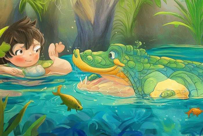 鳄鱼和鱼儿童故事 和鳄鱼有关的绘本故事推荐
