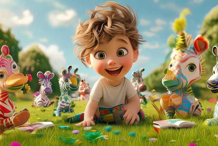 斑马的儿童故事，斑马的绘本故事