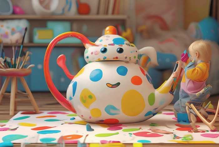 茶壶儿童创意画 茶壶儿童创意画怎么画