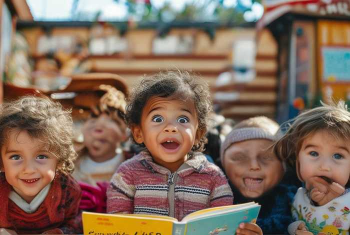 等车幼儿故事绘本、幼儿园等车故事