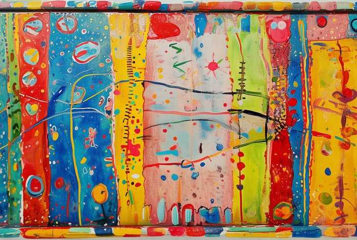 点线面的儿童画（点线面的儿童画怎么画）