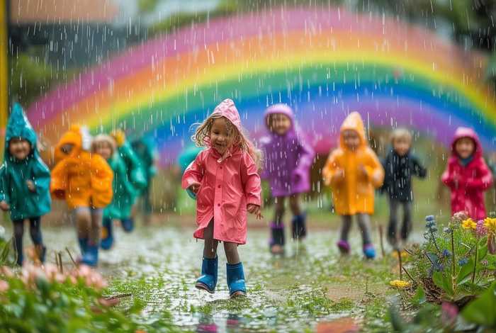 春雨儿童故事书 - 幼儿园春雨的故事