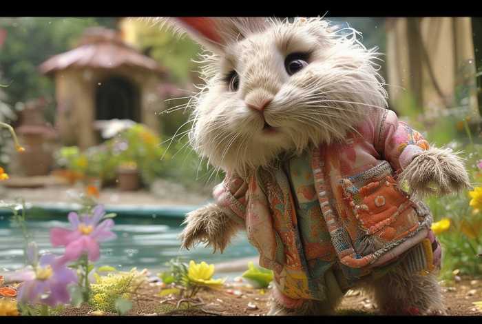 粗心的小兔子故事；粗心的小兔子故事图片