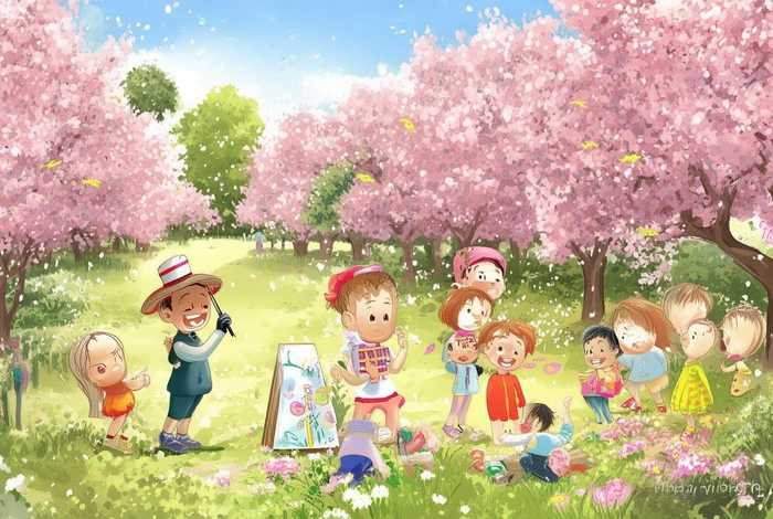 春天的故事儿童故事、春天的故事幼儿绘画