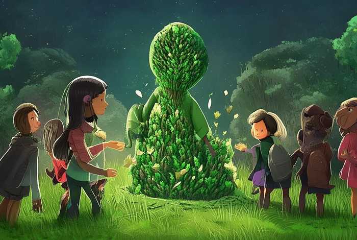 稻草人含羞草的故事儿童，稻草人中的含羞草故事