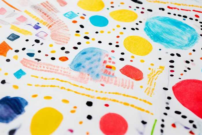 点线面儿童简单图画（点线面构成的简单图案 儿童）