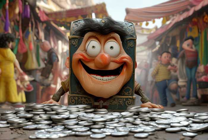 此地无银三百两故事动画片；此地无银三百两的动画故事