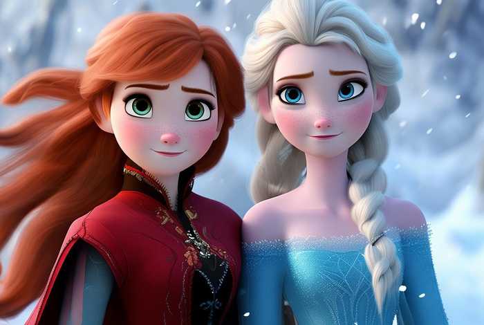 爱莎公主的故事 - 安娜公主和爱莎公主的故事